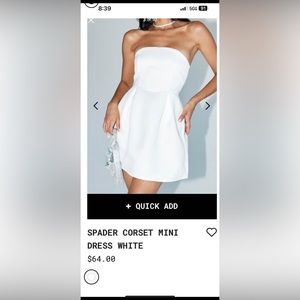 Princess Polly White Mini Dress